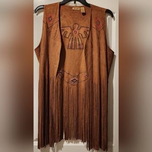 Vintage Wrangler Suede Vest